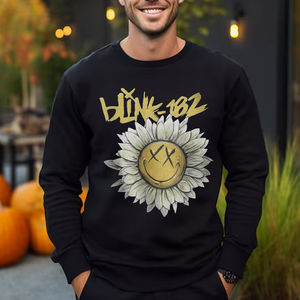 Blink 182 - Smiley Face Sweatshirt  Gift For Fan